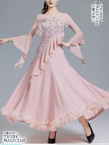 社交ダンスドレス ラテンドレス 競技 フ 袖 オーダーメイド 撮影会 舞台 イベント