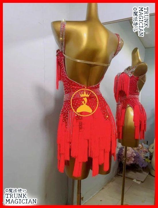 ラテンワンピースドレス