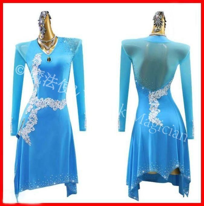 新品未使用】社交ダンスドレス ラテンドレス ストーン 競技 デモ