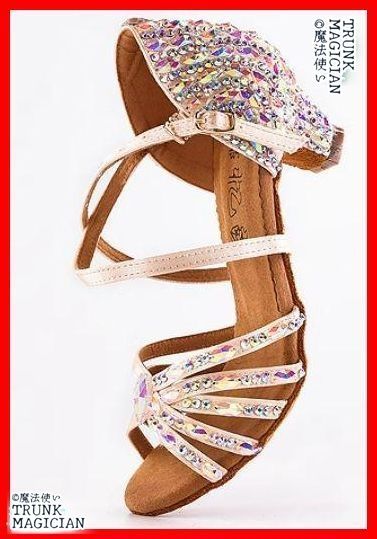 新品未使用】社交ダンス ラテンシューズ ストーン 22.5㎝～25.0