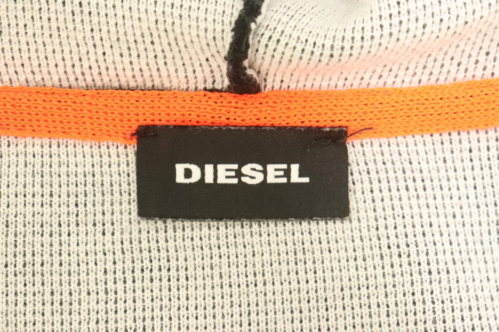 DIESEL メンズジップパーカー XL ジップパーカー DIESEL XL 黒 