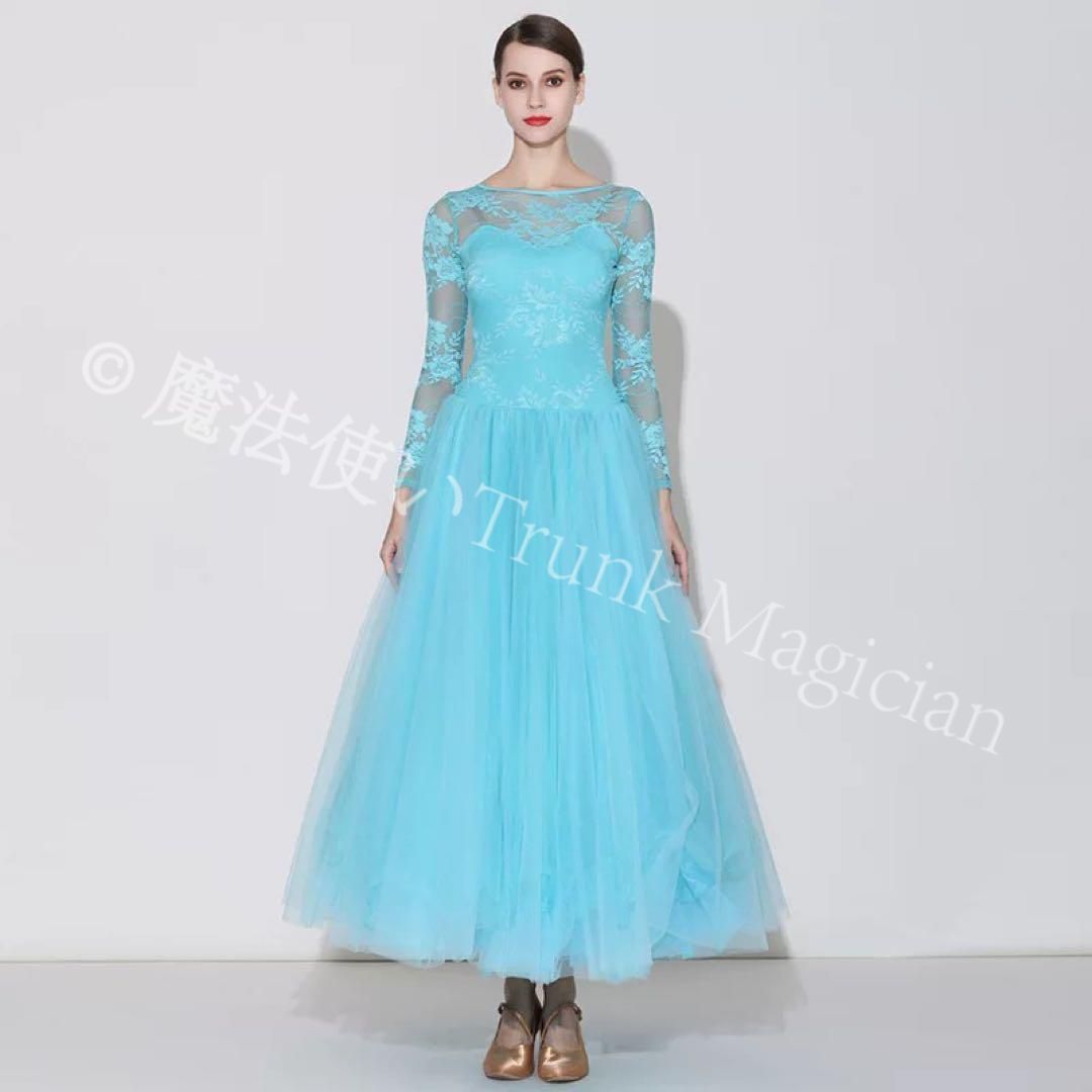 新品未使用】20スタンダードドレス ダンス練習着☆発表会/デモにも最適