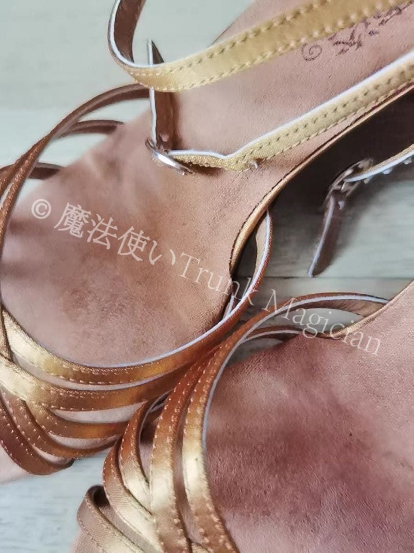 ラテンダンス用ヒール パーティー-練習にも最適シューズ