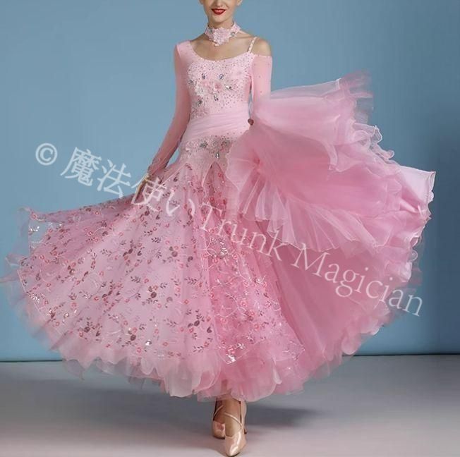 新品未使用】新品未使用社交ダンスドレス スタンダードドレス モダン