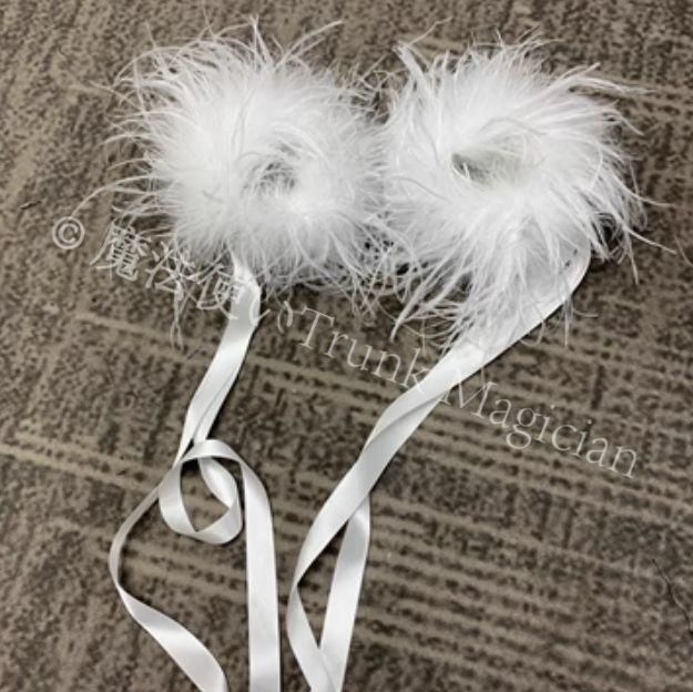 お得 オーストリッチフロート 羽根 リボン 社交ダンス モダンダンス 新品未使用】オーストリッチフロート 羽根 リボン 社交ダンス モダン