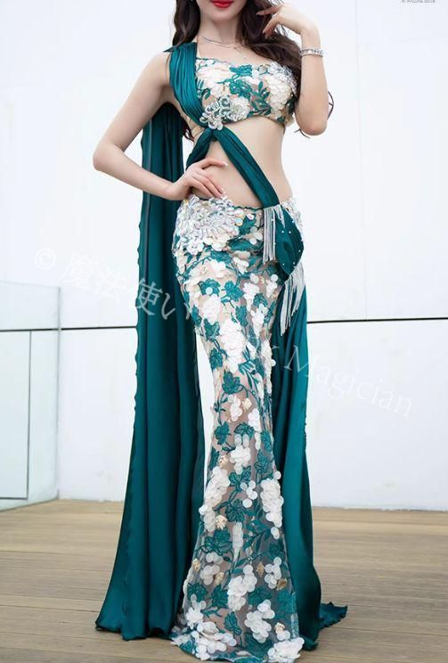 ♥ ベリーダンス衣装 ブラスカートセットアップ インナーパンツ オーダーメイド