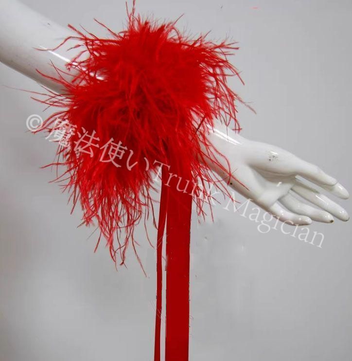 新品未使用】オーストリッチフロート 羽根 リボン 社交ダンス モダン