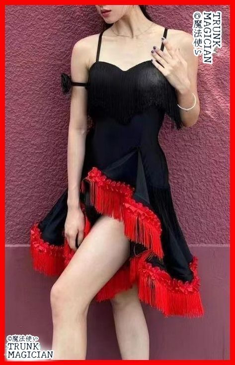 ラテンワンピースドレス