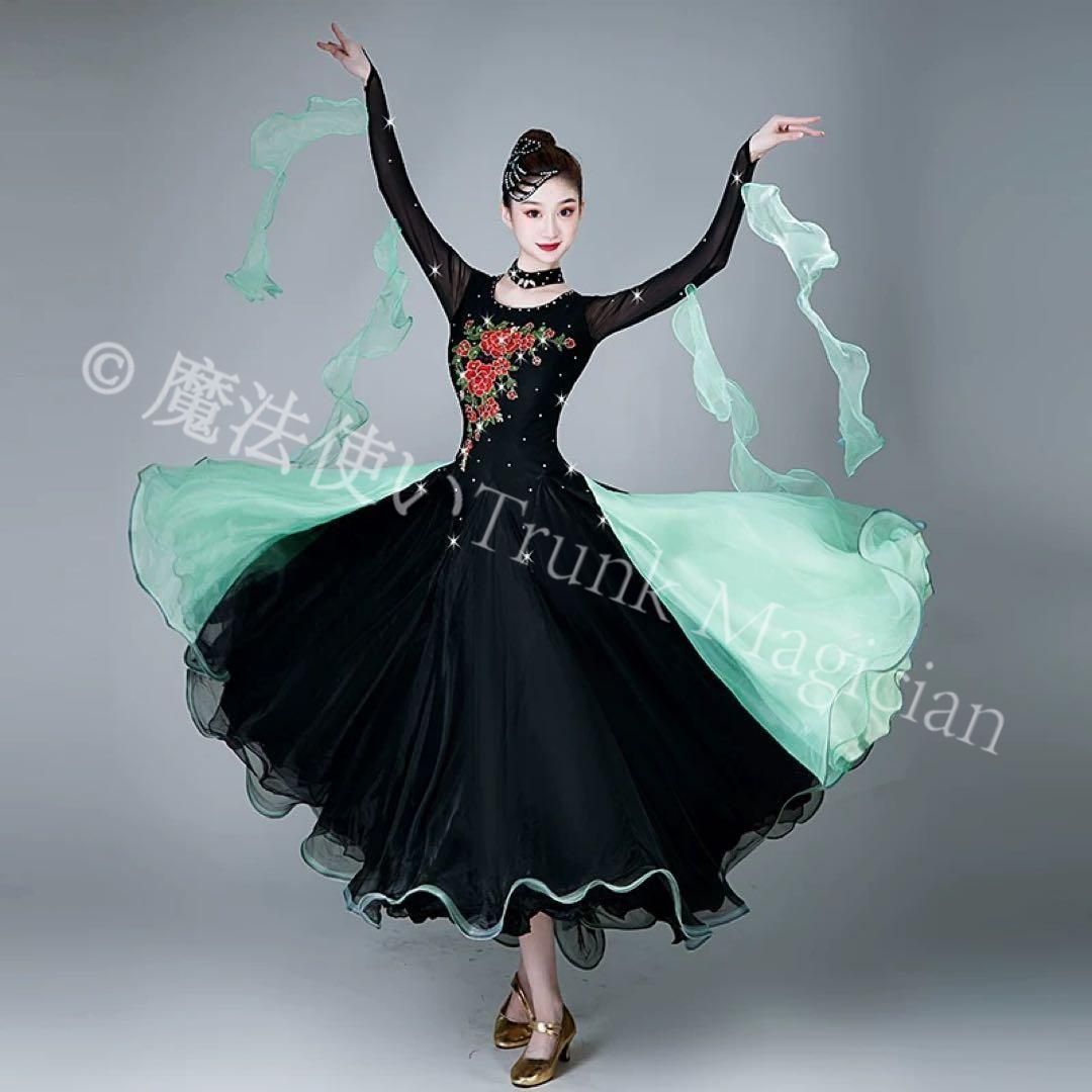 エレガント ドレス 競技会 デモ 発表会でも目立つ存在に