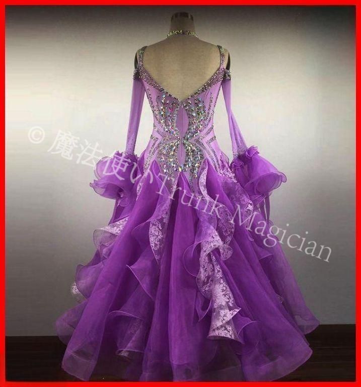 ♥ オーダーメイド 社交ダンス衣装 スタンダードドレス