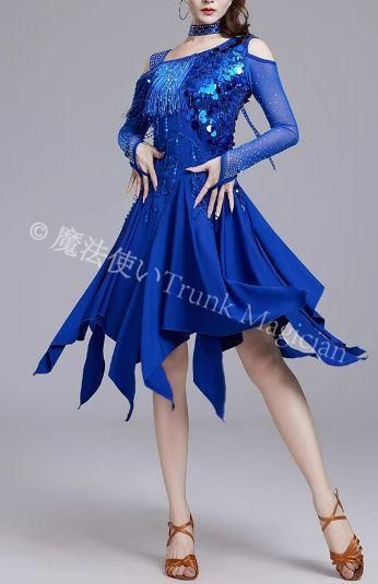 新品未使用】セール 社交ダンスドレス ラテンドレス 競技 デモ用