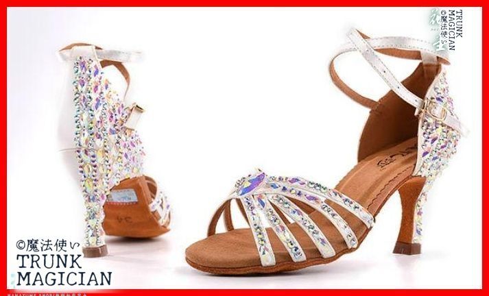 新品未使用】社交ダンス ラテンシューズ ストーン 22.5㎝～25.0