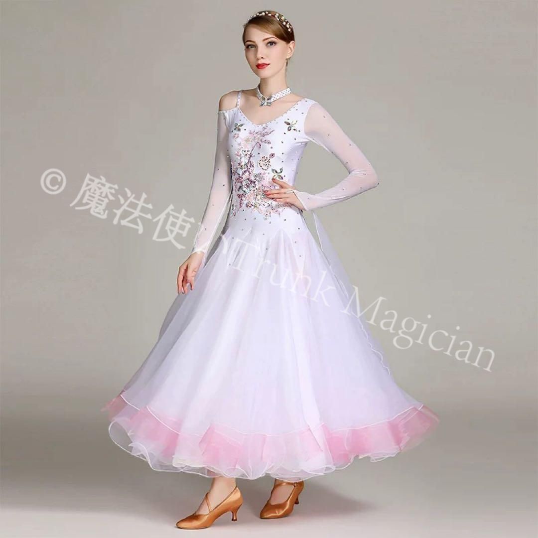 ストーン付き ドレス 競技会や発表会 デモに