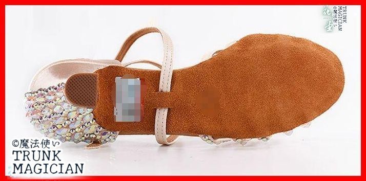 新品未使用】社交ダンス ラテンシューズ ストーン 22.5㎝～25.0