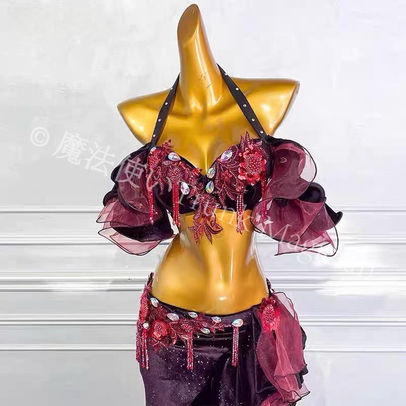 新品未使用】ベリーダンス オリエンタル衣装 ブラ スカート