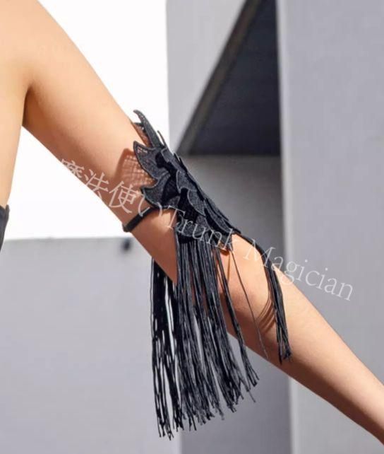 新品未使用】フリンジ腕飾り 花 社交ダンス モダンダンス オーダー