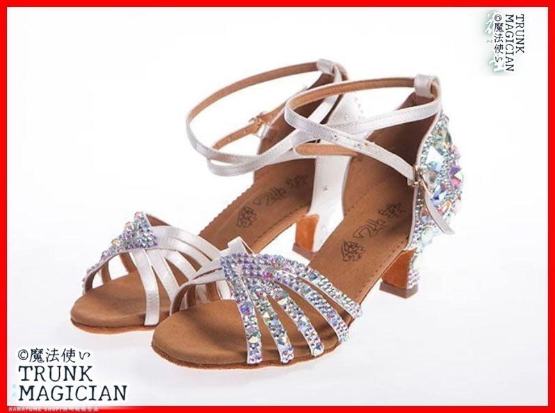 社交ダンス ラテン シューズ サンダル 22 5～25 0㎝ オーダーメイド