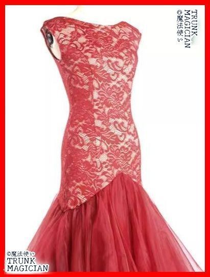 新品未使用】社交ダンスドレス レース マーメイド スタンダードドレス