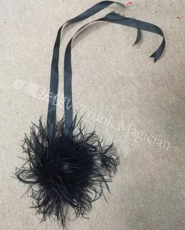 新品未使用】オーストリッチフロート 羽根 リボン 社交ダンス モダン