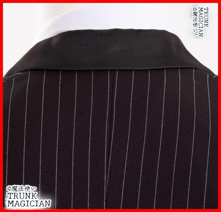 新品未使用】社交ダンス チャコット メンズベスト ストライフ ブラック