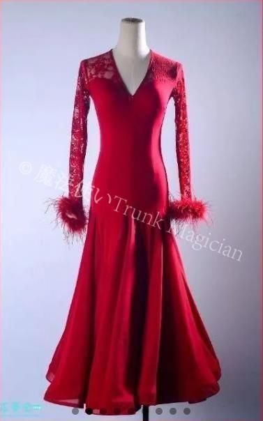 社交ダンスドレス レース 薔薇 ドレス 羽根 オーダーメイド