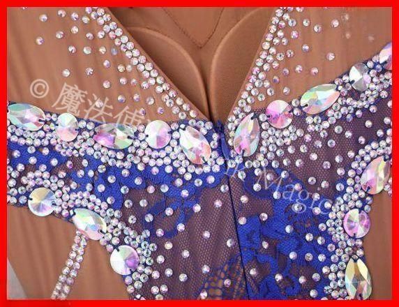  社交ダンスドレス ドレス モダンダンス レース オーダーメイド ドレス ダンス衣装 社交ダンス