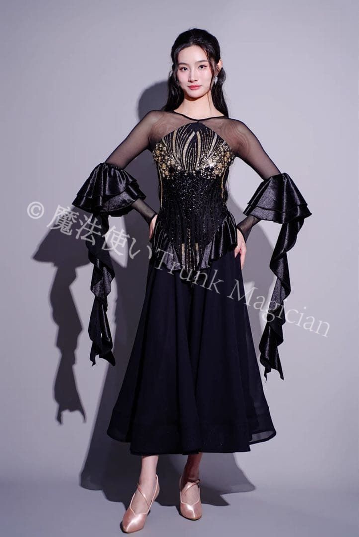  ドレス ダンスパーティーや発表会 デモに最適 ドレス ダンス衣装 社交ダンス