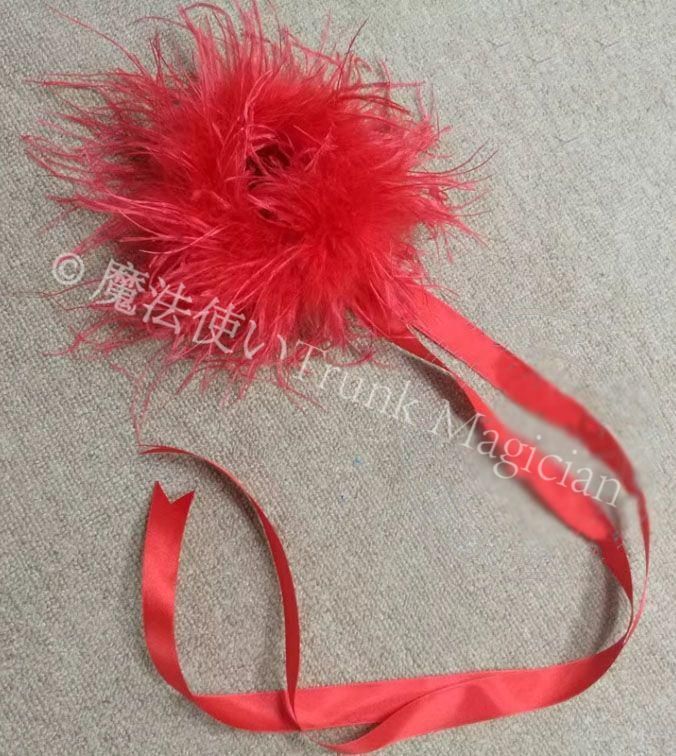 新品未使用】オーストリッチフロート 羽根 リボン 社交ダンス モダン