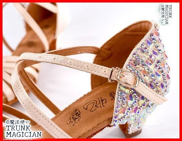 新品未使用】社交ダンス ラテンシューズ ストーン 22.5㎝～25.0