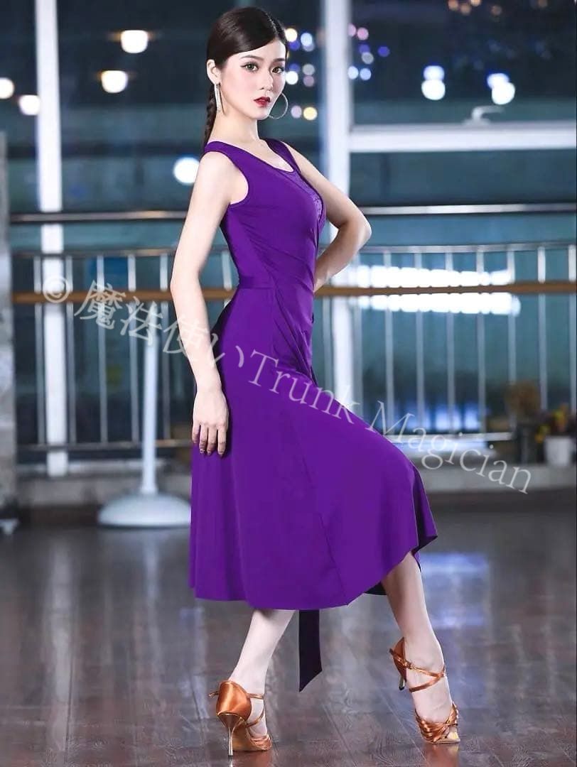 ダンス練習着ロングワンピース