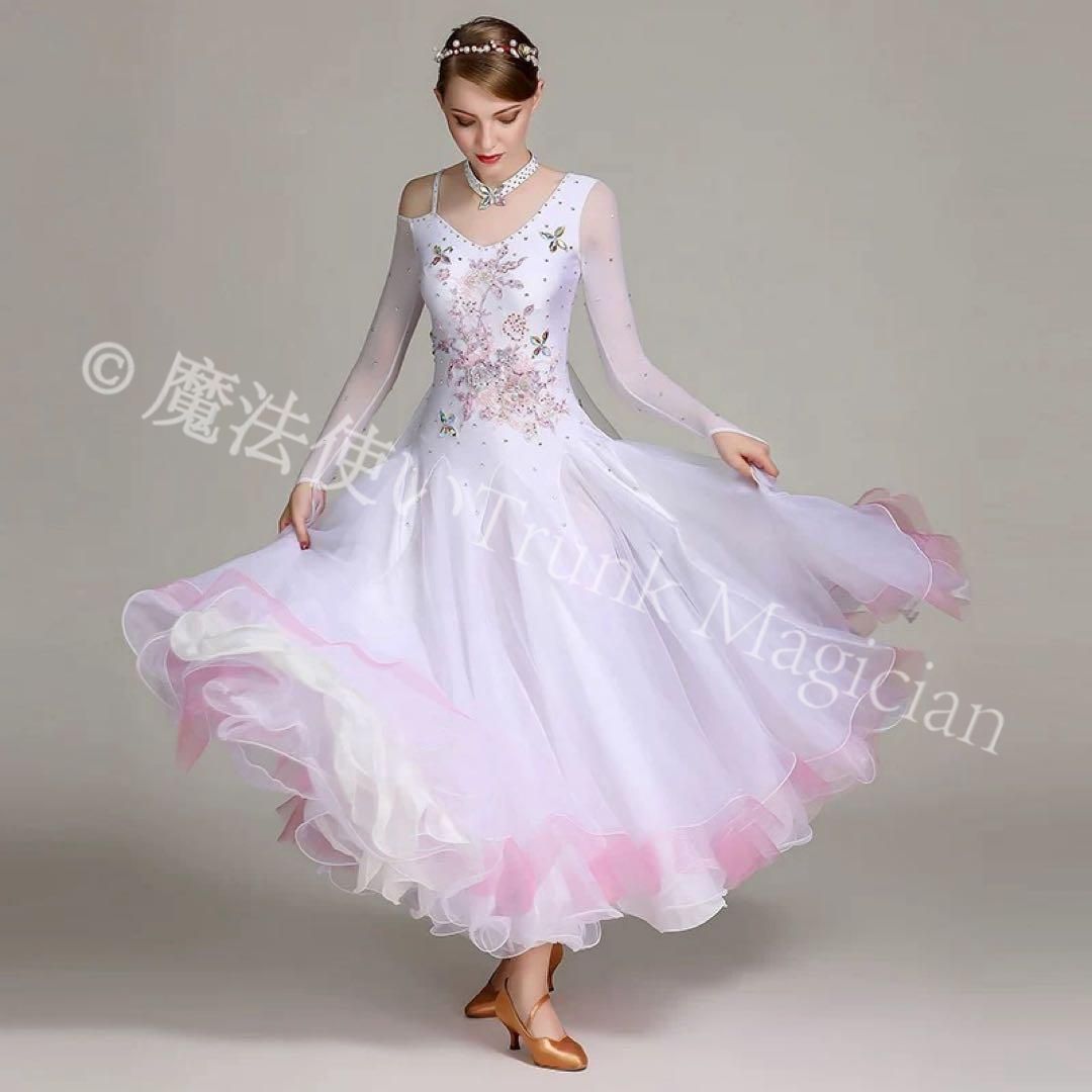 ストーン付き ドレス 競技会や発表会 デモに