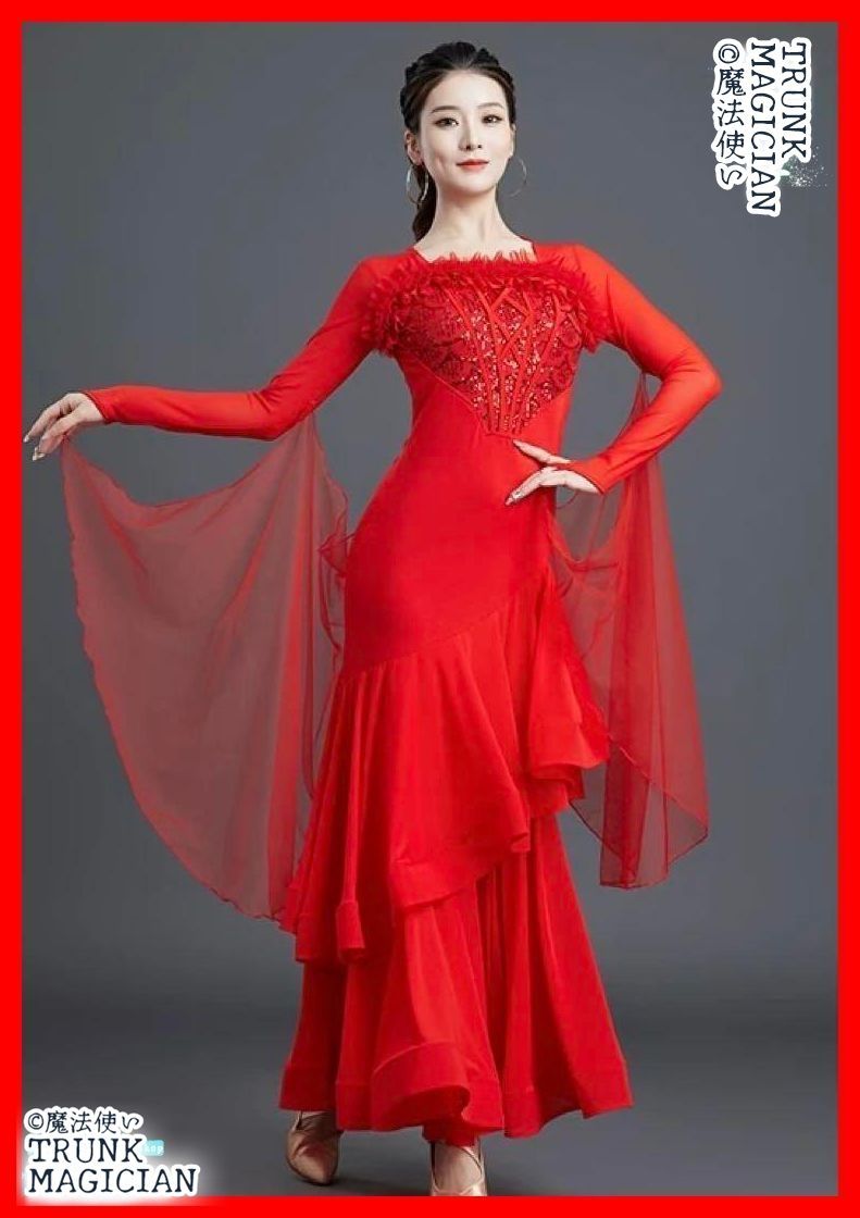 全新 練習着にも最適 ドレス 発表会やダンスパーティにも