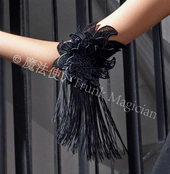 新品未使用】フリンジ腕飾り 花 社交ダンス モダンダンス オーダー