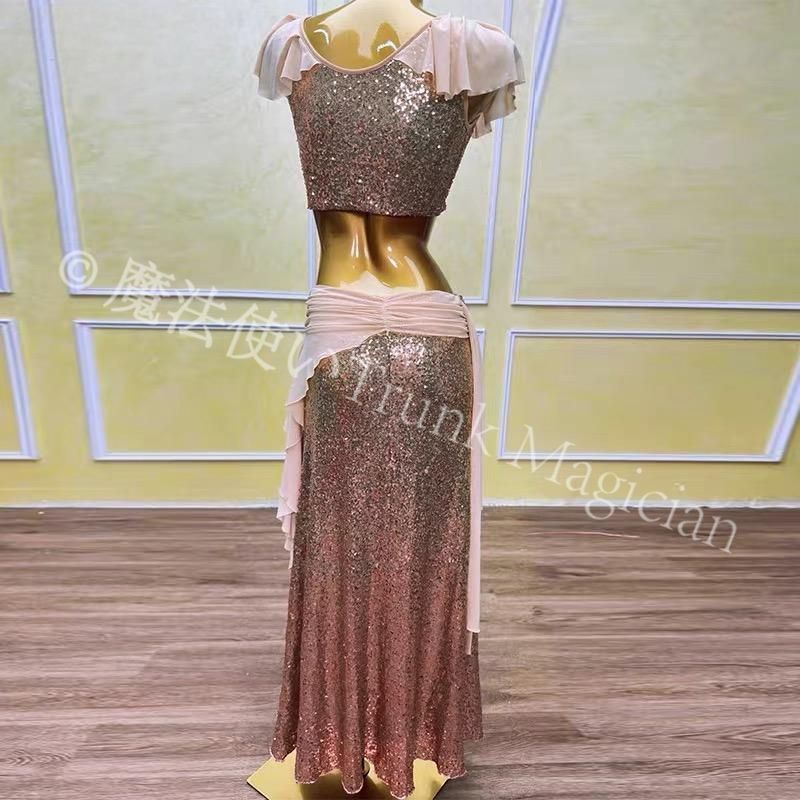 新品未使用】ベリーダンス オリエンタル衣装 トップス スカート