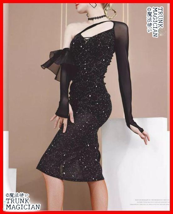 新品未使用】社交ダンス衣装 ラテンワンピース ラテンドレス キラキラ