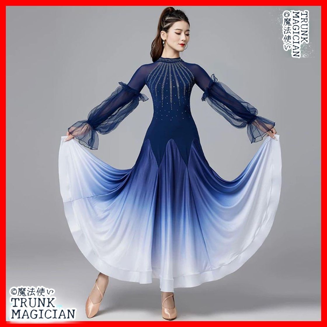 新品未使用】全新未使用 スタンダードドレスダンスパーティー 競技会