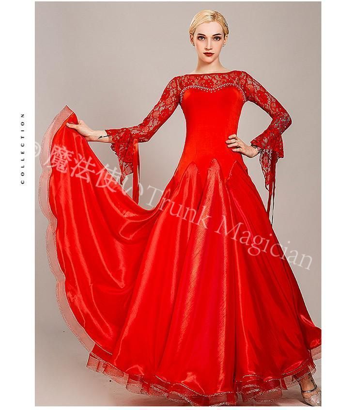 新品未使用】社交ダンスドレス フロート 上品 高品質 社交ダンス