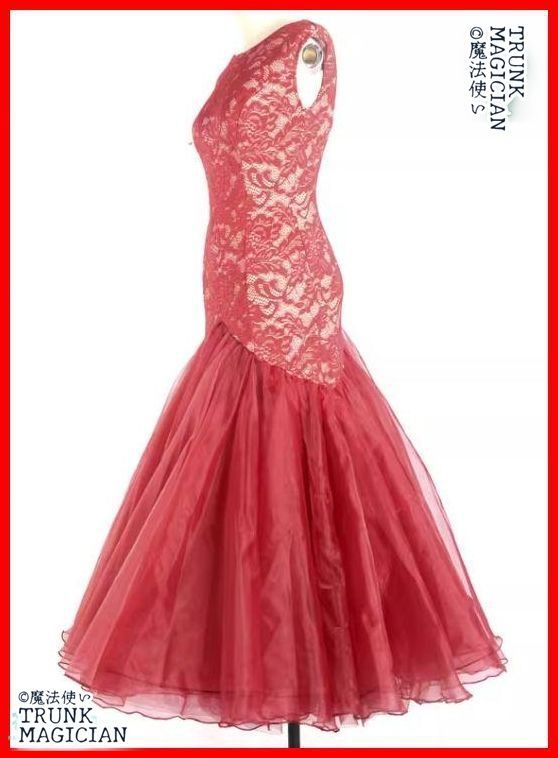 新品未使用】社交ダンスドレス レース マーメイド スタンダードドレス