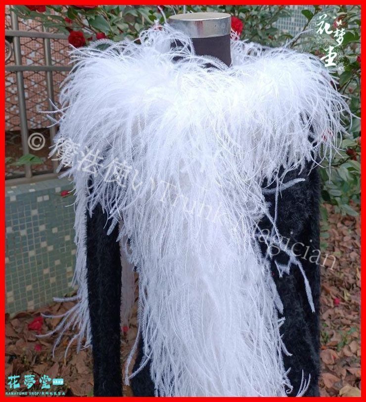 オーストリッチ フロート 羽根 190㎝ ボリューム 社交ダンス DIY