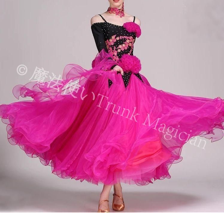 新品未使用】新品未使用社交ダンスドレス スタンダードドレス モダン