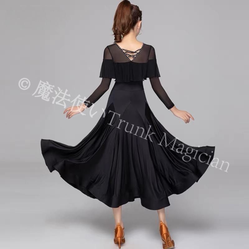 新品未使用】社交ダンスドレス ラテンドレス 競技 スタンダードドレス