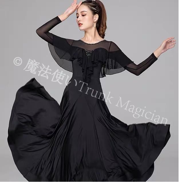 新品未使用】社交ダンスドレス ラテンドレス 競技 スタンダードドレス