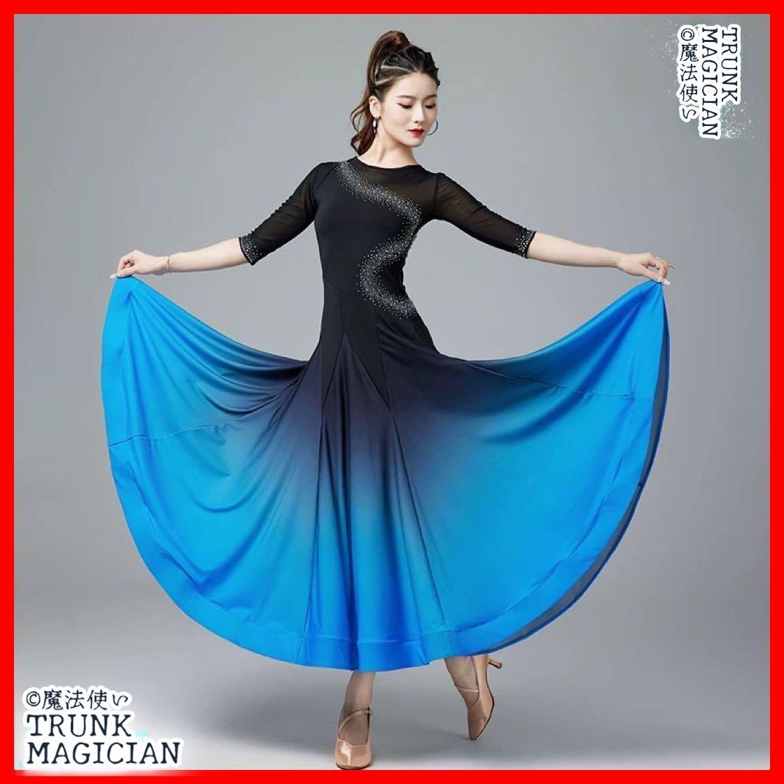 全新 向きストーン付ワンピース 練習着にピッタリ