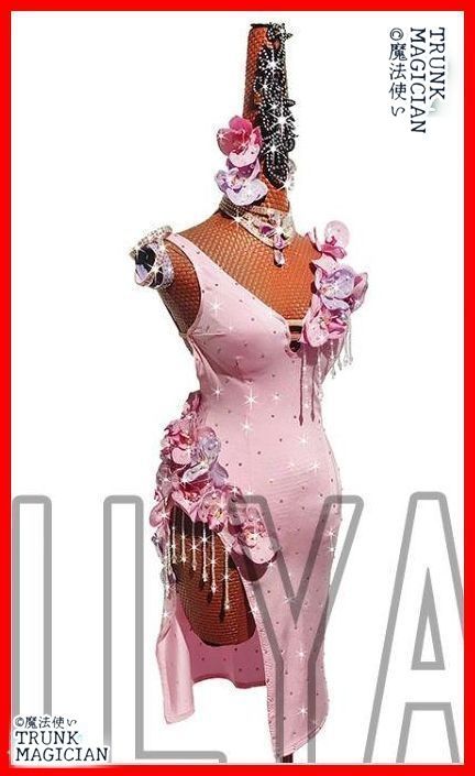 ダンス衣装 立体花