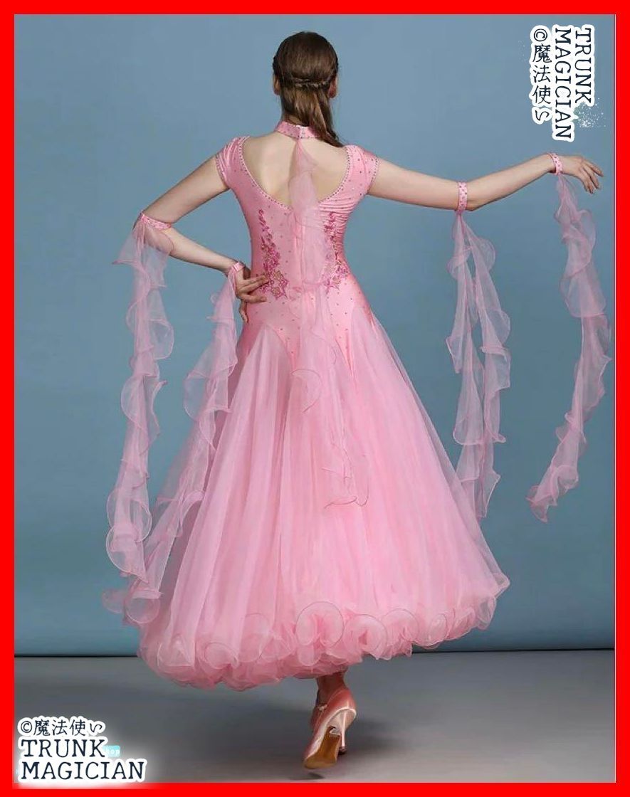  全新 ドレス練習着 デモ対応ダンスパーティ向け ドレス ダンス衣装 社交ダンス