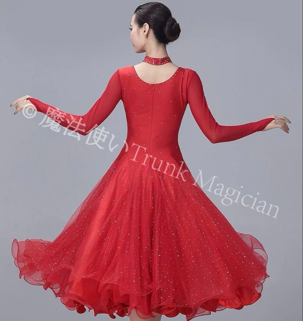 ストーン付 ドレス 発表会 ダンスパーティーや競技会など幅広く活躍