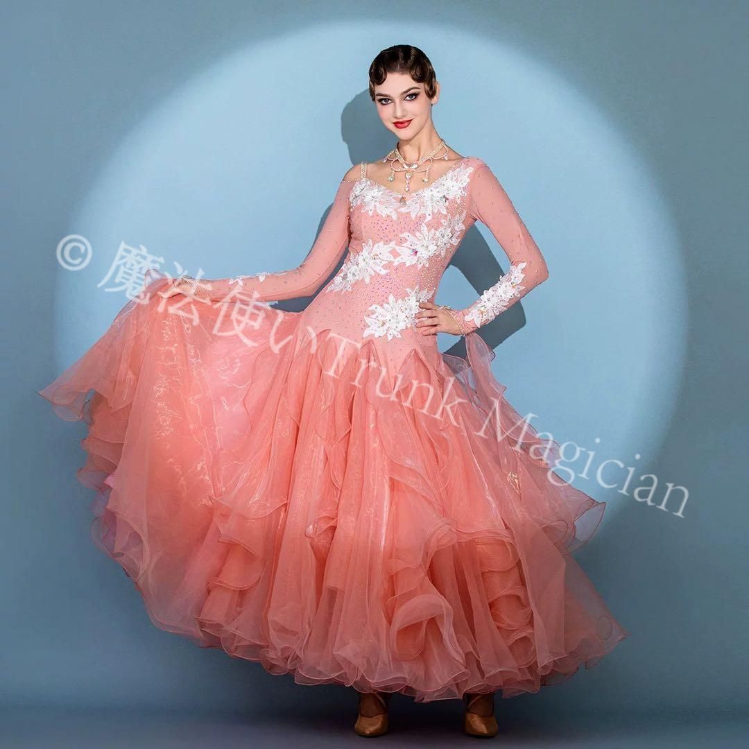 ♥ 華やかスタンダードドレス 発表会?競技会?デモにオススメのエレガントデザイン