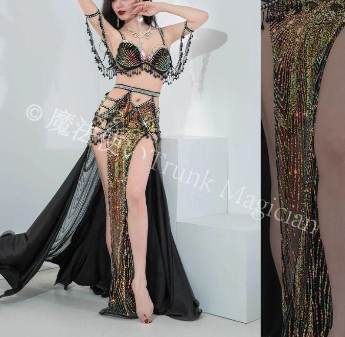 ベリーダンス衣装 セットアップ ブラスカート オーダーメイド