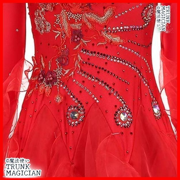 社交ダンス衣装 ワンピースドレス