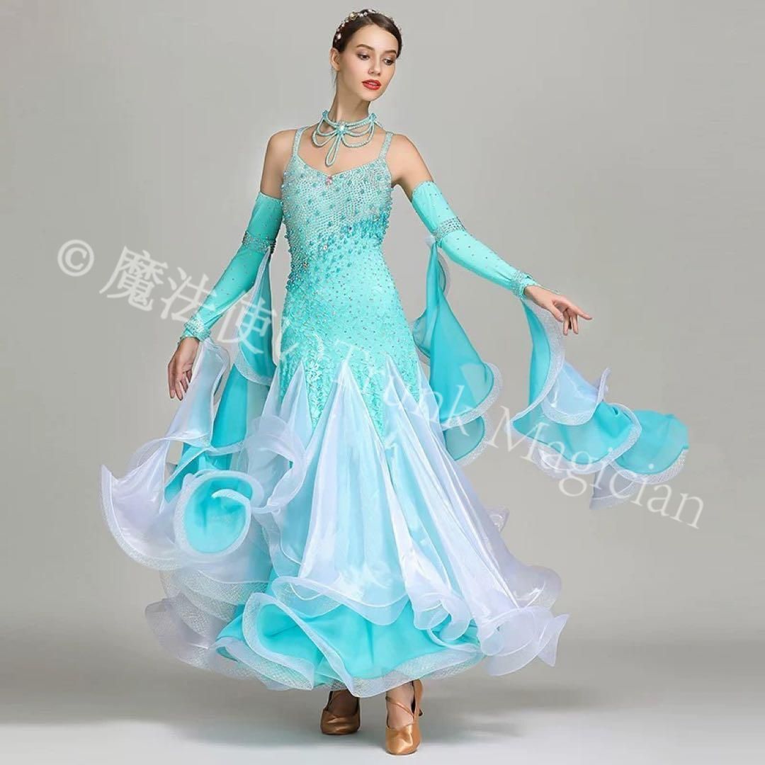 ♥ スタンダードドレス 発表会 デモ 競技会 ダンスパーティーでも を集める